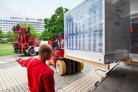 Delivery and installation of air conditioning technology at Chemnitz City Hall