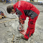 Relocation of a laser cutting machine