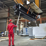 Relocation of a laser cutting machine