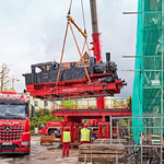 SCHOLPP is a specialist for rigging and moving all kinds of equipment – industrial plants, production machinery, or even historic steam locomotives.