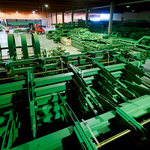 Relocation of a wood-sorting system